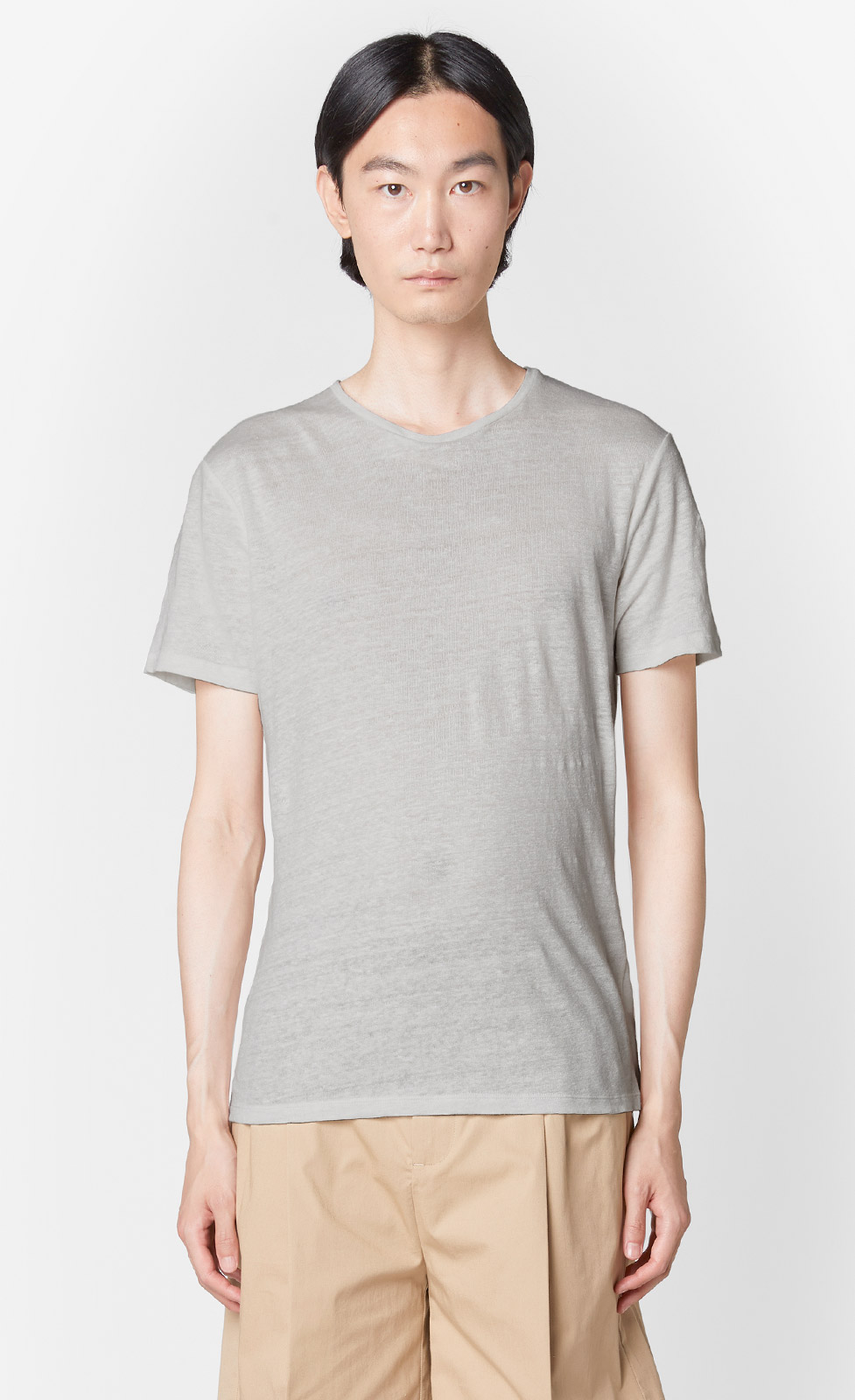 Laine - Leinen-T-Shirt mit Rundhalsausschnitt
